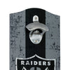 Las Vegas Raiders NFL Wooden Bottle Cap Opener Sign