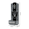 Las Vegas Raiders NFL Wooden Bottle Cap Opener Sign