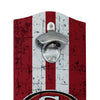 San Francisco 49ers NFL Wooden Bottle Cap Opener Sign