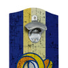 Los Angeles Rams NFL Wooden Bottle Cap Opener Sign