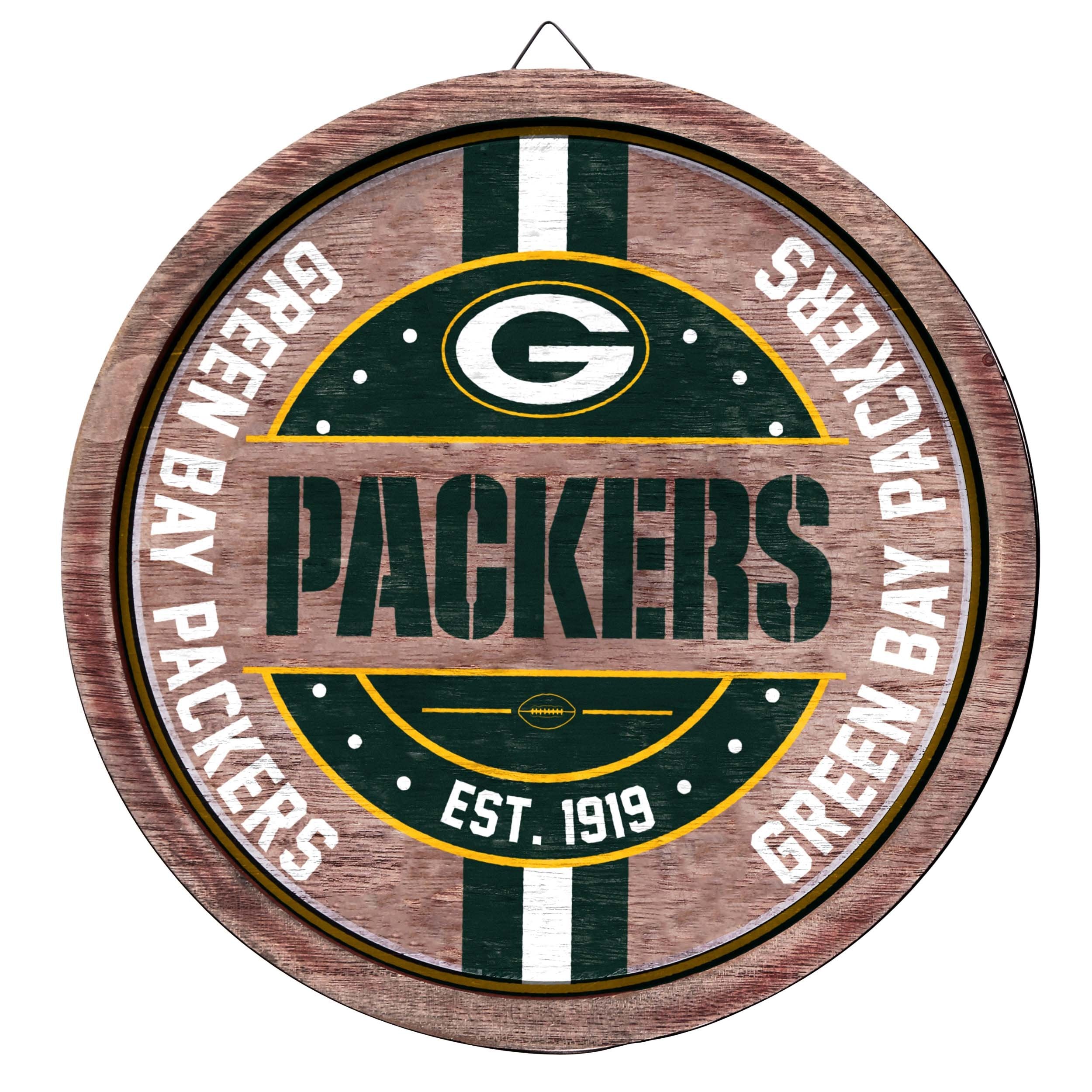 Green Bay Packers Distressed State with Logo