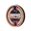 New England Patriots NFL Wooden Barrel Sign