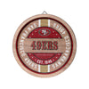 San Francisco 49ers NFL Wooden Barrel Sign