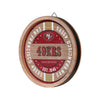 San Francisco 49ers NFL Wooden Barrel Sign