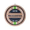 Seattle Seahawks NFL Wooden Barrel Sign