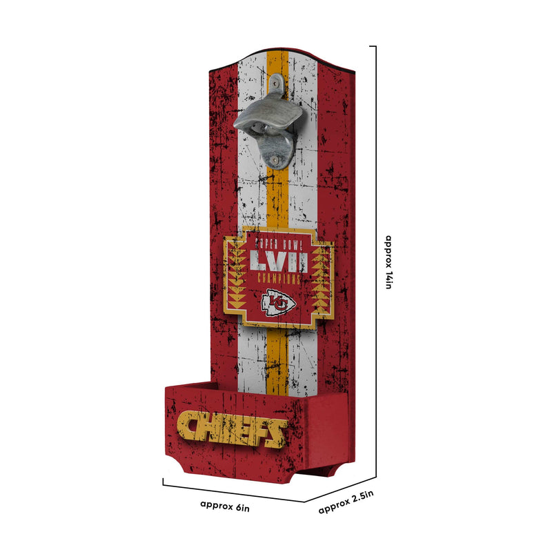 Kansas City Chiefs Super Bowl LVII Champions Acrylic Cap Logo Display Case