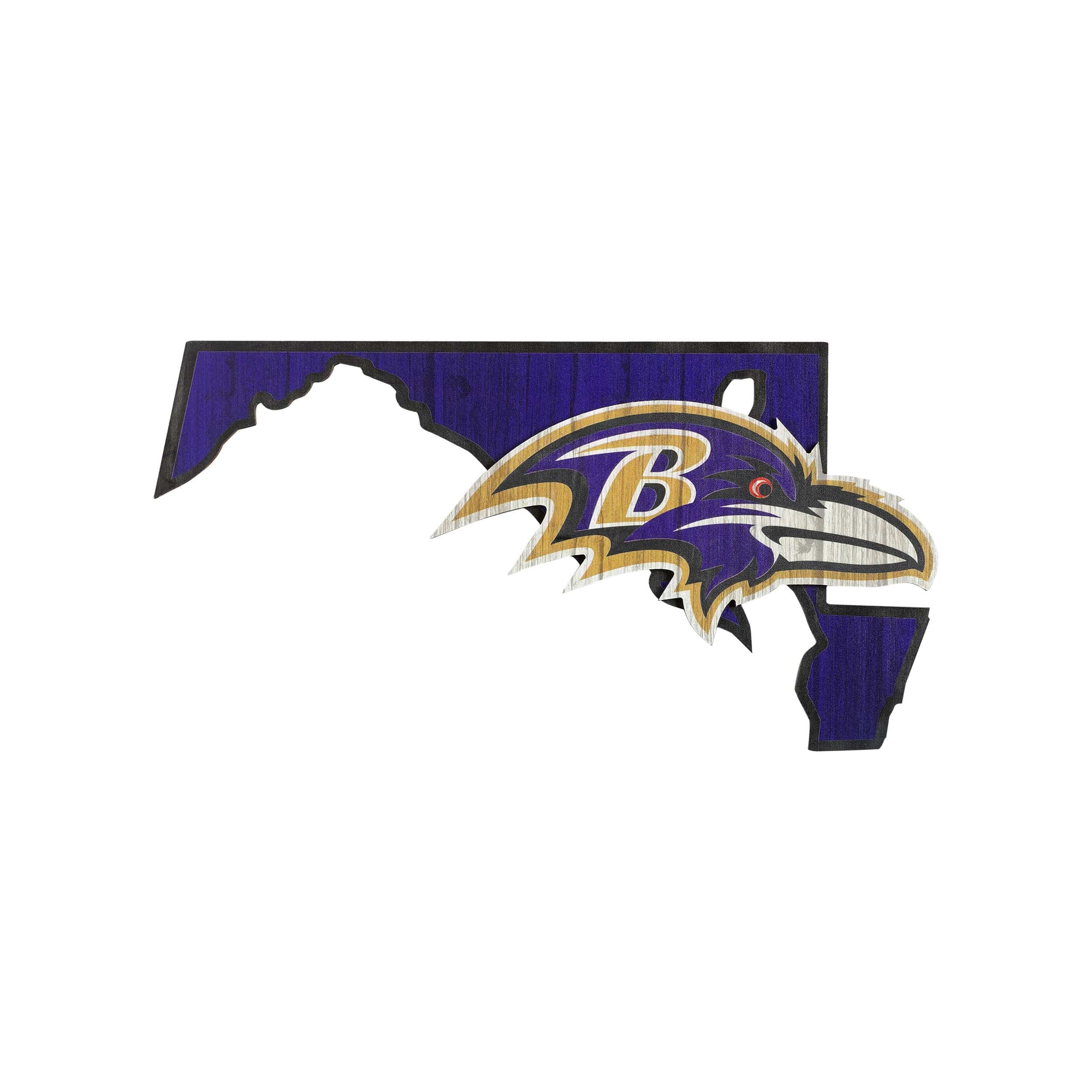 Baltimore Ravens and Orioles 2Pack 4 x 4 Logo Decal