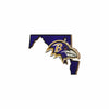 Baltimore Ravens NFL Wood State Sign