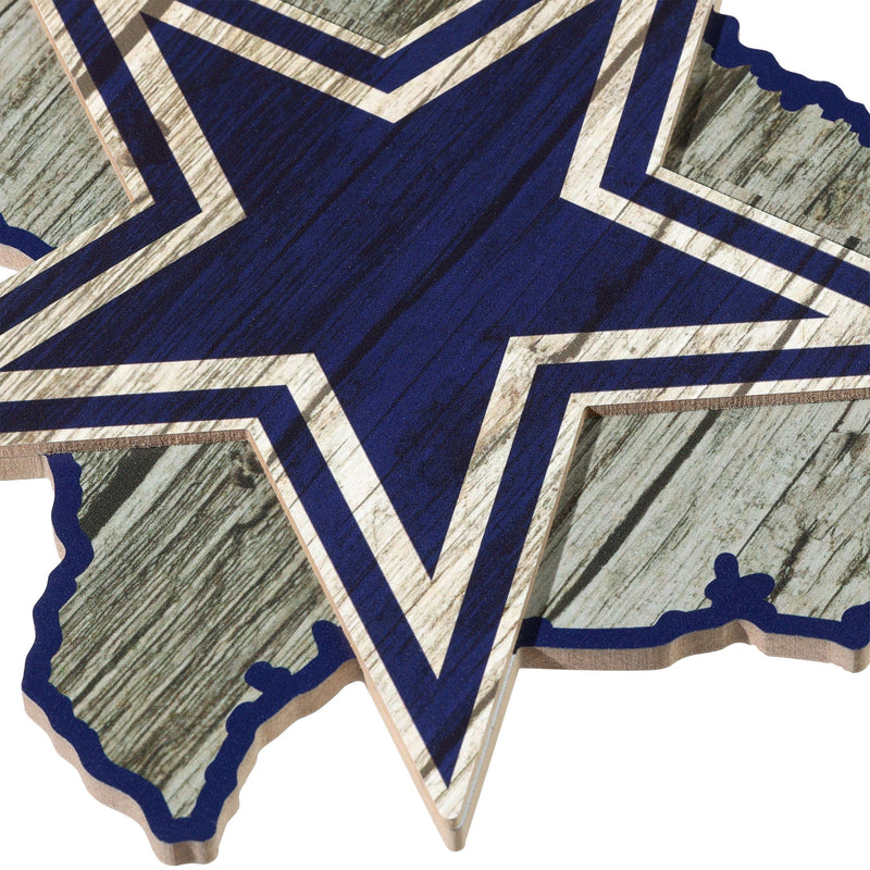 Dallas Cowboys (Blue): Logo Pattern Officially Licensed NFL