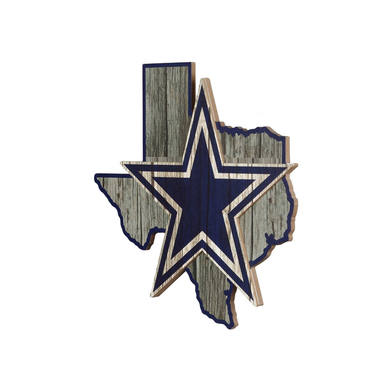 Dallas Cowboys Logo with state sign 