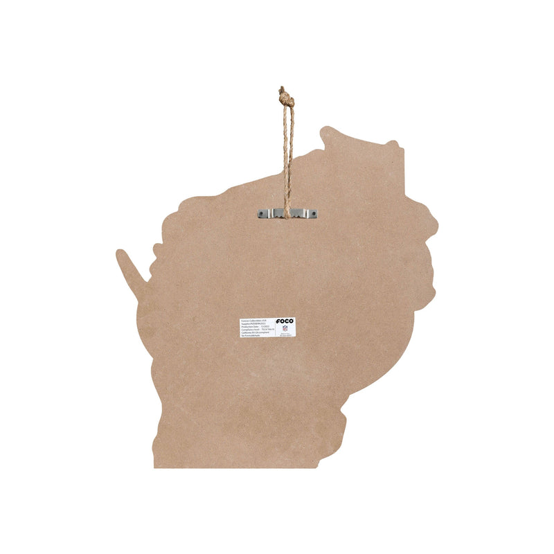 Green Bay Packers NFL Wood State Sign