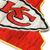 Kansas City Chiefs NFL Wood State Sign