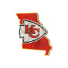 Kansas City Chiefs NFL Wood State Sign