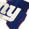 New York Giants NFL Wood State Sign