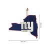 New York Giants NFL Wood State Sign