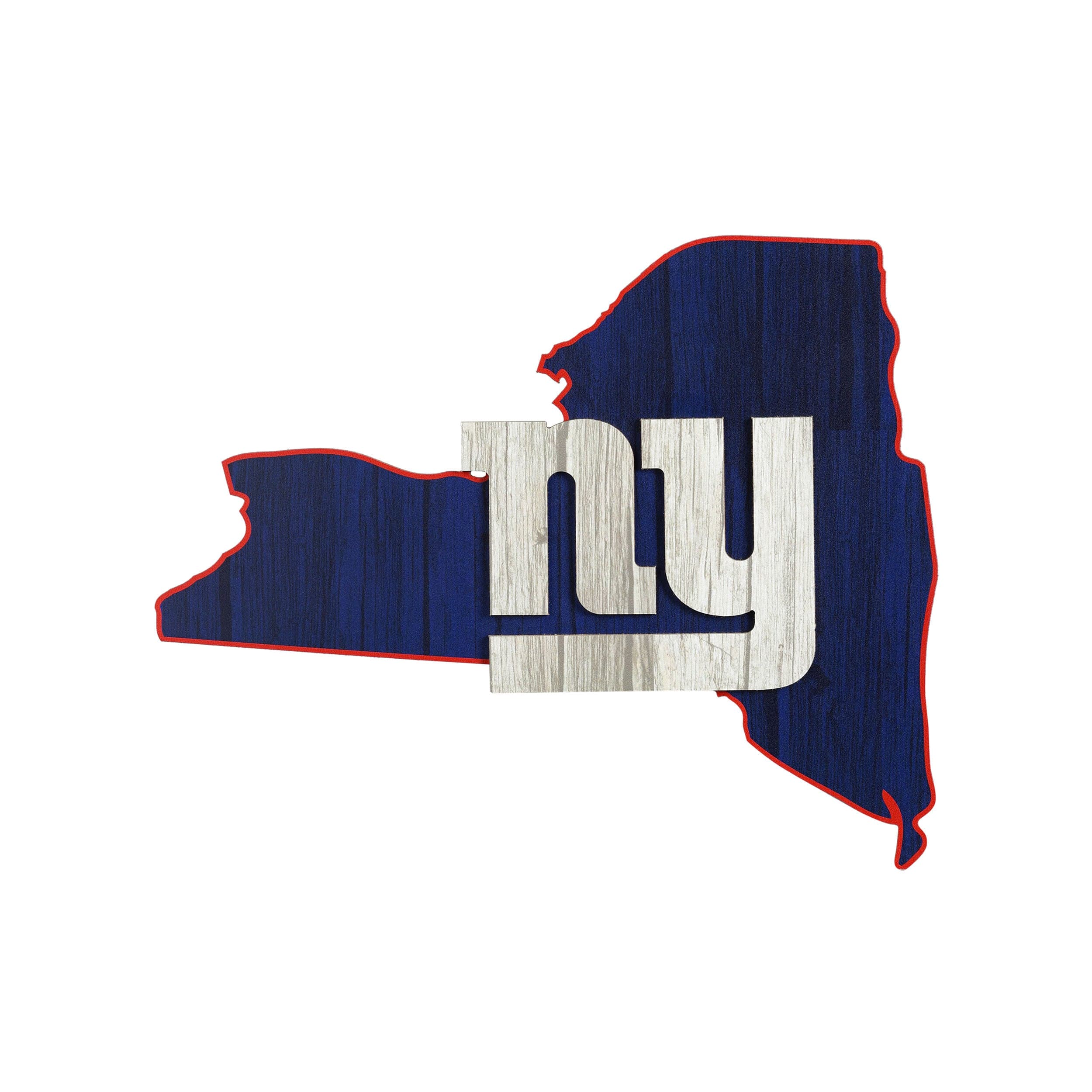 Fan Creations New York Giants Wood Sign 12 Inch Round State Design