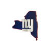 New York Giants NFL Wood State Sign