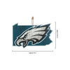 Philadelphia Eagles NFL Wood State Sign