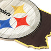 Pittsburgh Steelers NFL Wood State Sign