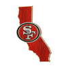 San Francisco 49ers NFL Wood State Sign