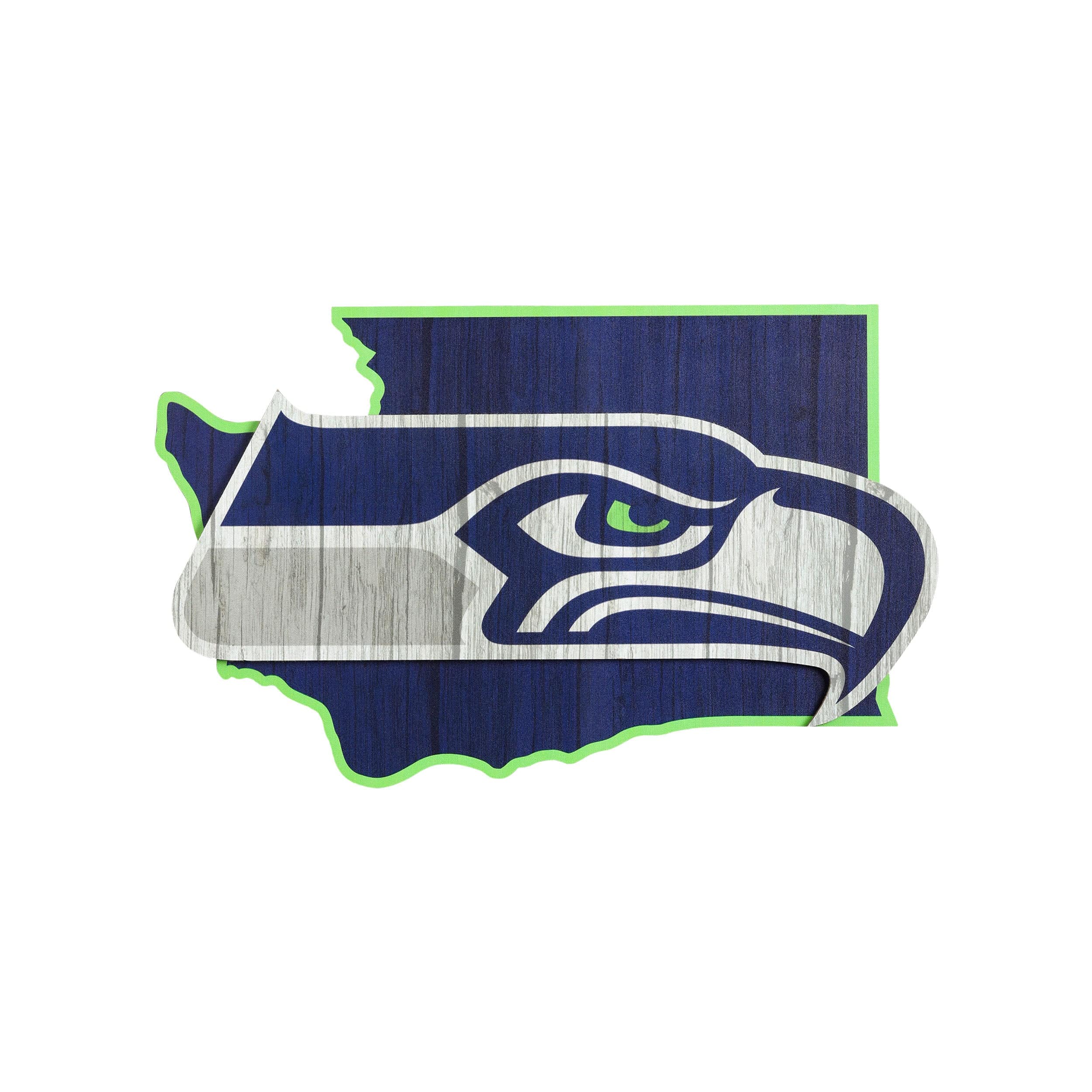 Seattle Seahawks 10x10 Wood Album Design Sign