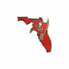 Tampa Bay Buccaneers NFL Wood State Sign