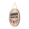 Dallas Cowboys NFL Wood Stump Sign