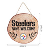 Pittsburgh Steelers NFL Wood Stump Sign