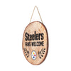 Pittsburgh Steelers NFL Wood Stump Sign