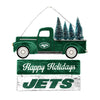 New York Jets NFL Wooden Truck With Tree Sign