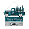 Philadelphia Eagles NFL Wooden Truck With Tree Sign