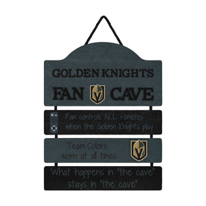 Vegas Golden Knights NHL Mancave Sign