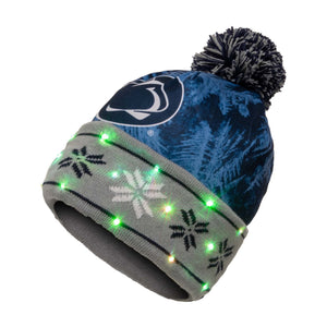 Penn State Nittany Lions NCAA Big Logo Light Up Printed Beanie