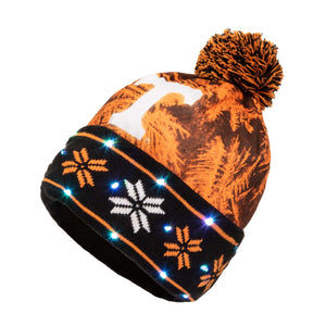 Tennessee Volunteers NCAA Big Logo Light Up Printed Beanie
