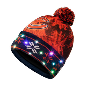 Buffalo Bills NFL Big Logo Light Up Printed Beanie