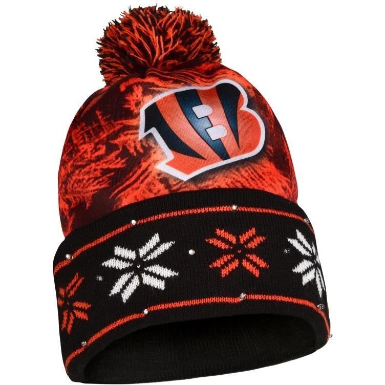 San Francisco 49ers NFL Big Logo Light Up Printed Beanie