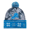 Detroit Lions NFL Big Logo Light Up Printed Beanie