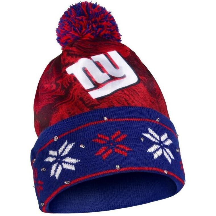 FOCO mens Nfl Camo Knit Light Up Beanie, Team Color, 9-1005 US