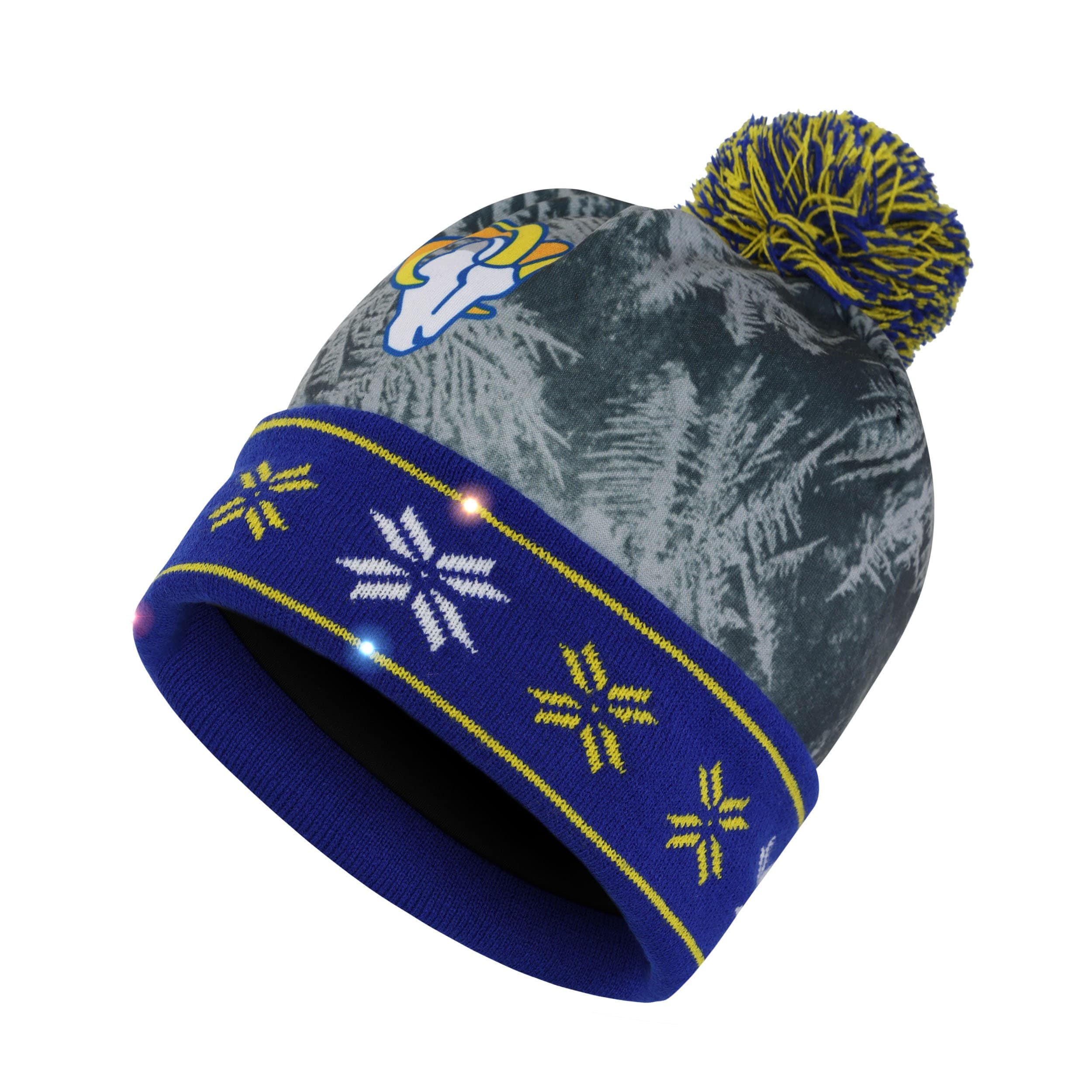 Officially Licensed NFL Striped Light-Up Beanie