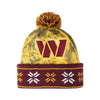 Washington Commanders NFL Big Logo Light Up Printed Beanie