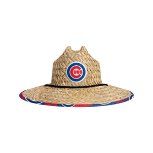 Chicago Cubs MLB Floral Straw Hat