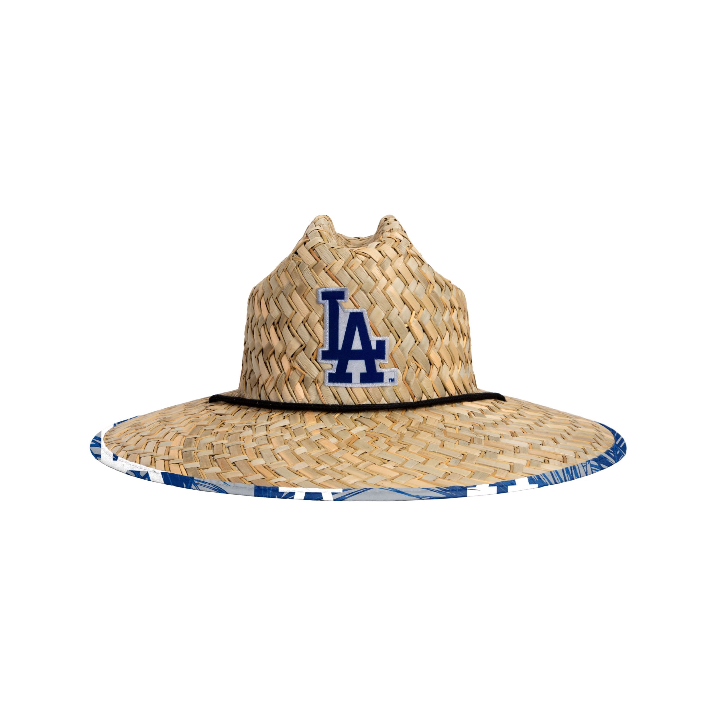 Los Angeles Dodgers MLB Floral Straw Hat - Main Image