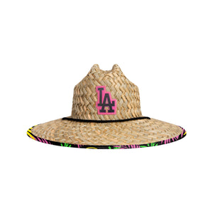 Los Angeles Dodgers MLB Highlights Straw Hat
