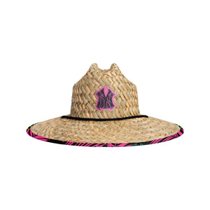 New York Yankees MLB Highlights Straw Hat