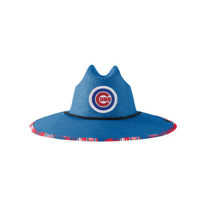 Chicago Cubs MLB Team Color Straw Hat