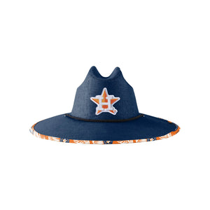 Houston Astros MLB Team Color Straw Hat