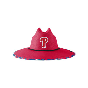 Philadelphia Phillies MLB Team Color Straw Hat