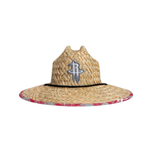 Houston Rockets NBA Floral Straw Hat