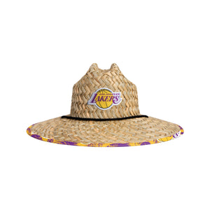 Los Angeles Lakers NBA Floral Straw Hat