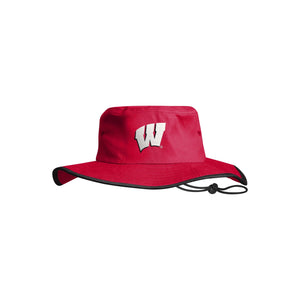 Wisconsin Badgers NCAA Solid Boonie Hat